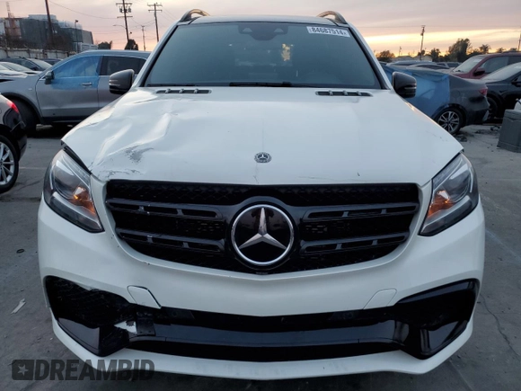 2018 Mercedes-Benz GLS with VIN 4JGDF7FE2JB063422, listed as a Copart auction lot 84687514 with 64,838 mi miles and Salvage Title. Bid and sale history available at carsss.com. Image 5.