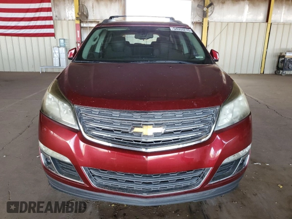 2015 Chevrolet Traverse LT with VIN 1GNKRGKD8FJ280283, listed as a Copart auction lot 54553215 with 103,515 mi miles and Salvage Title. Bid and sale history available at carsss.com. Image 5.