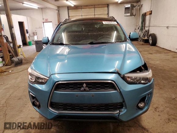 2014 Mitsubishi Outlander Sport SE with VIN 4A4AR4AU5EE018807, listed as a Copart auction lot 51600475 with 116,314 mi miles and Salvage Title. Bid and sale history available at carsss.com. Image 5.