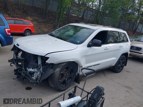 2019 Jeep Grand Cherokee Upland with VIN 1C4RJFAG8KC541396, listed as a IAAI auction lot 42217719 with 72,466 mi miles and . Bid and sale history available at DreamBid. Image 2.