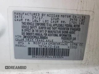 2018 Nissan Note SV с VIN 3N1CE2CP8JL355024, выставлен на аукционе Copart как лот 63619615 с пробегом 138 777 миль миль и Чистый • Clean title. История ставок и продаж доступна на DreamBid. Изображение 13.