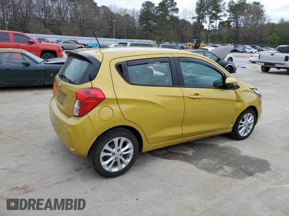 2022 Chevrolet Spark 1LT with VIN KL8CD6SA4NC027906, listed as a Copart auction lot 44465105 with 81,431 mi miles and Salvage Title. Bid and sale history available at carsss.com. Image 3.