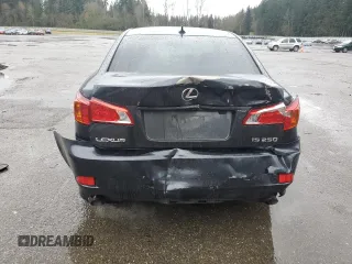 2009 Lexus IS 250 with VIN JTHBK262695100819, listed as a Copart auction lot 50980215 with 205,237 mi miles and Salvage Title. Bid and sale history available at DreamBid. Image 6.