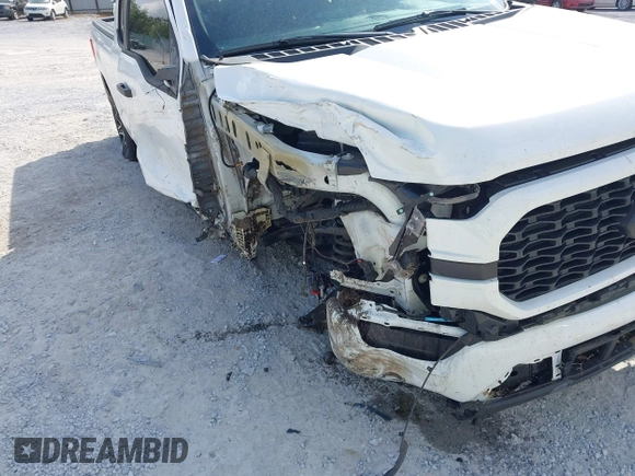 2023 Ford F-150 XL with VIN 1FTEX1CP9PKF91606, listed as a IAAI auction lot 42124058 with 23,535 mi miles and . Bid and sale history available at DreamBid. Image 6.