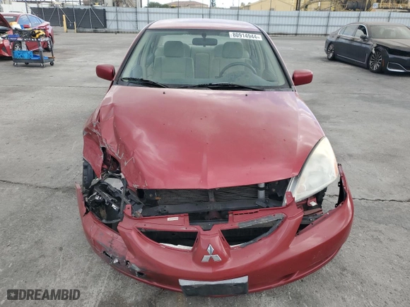 2005 Mitsubishi Lancer ES with VIN JA3AJ26E35U032035, listed as a Copart auction lot 80914944 with 101,438 mi miles and Salvage Title. Bid and sale history available at carsss.com. Image 5.