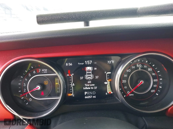 2018 Jeep Wrangler Unlimited Rubicon с VIN 1C4HJXFG6JW177115, выставлен на аукционе IAAI как лот 42357142 с пробегом 66 257 миль миль и . История ставок и продаж доступна на DreamBid. Изображение 7.