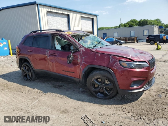 2019 Jeep Cherokee Altitude with VIN 1C4PJMLX6KD413516, listed as a Copart auction lot 59200374 with Not Provided miles and Salvage Title. Bid and sale history available at DreamBid. Image 4.