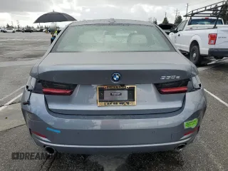 2023 BMW 3 Series 330e with VIN 3MW39FF09P8C95660, listed as a Copart auction lot 47651645 with 28,484 mi miles and Salvage Title. Bid and sale history available at carsss.com. Image 6.