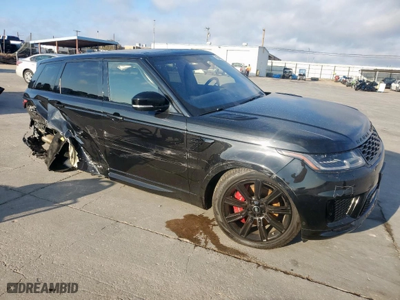 2020 Land Rover Range Rover Sport HST with VIN SALWS2RU1LA746485, listed as a Copart auction lot 46241465 with 26,862 mi miles and Salvage Title. Bid and sale history available at carsss.com. Image 4.