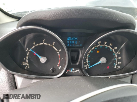 2016 Ford Fiesta SE with VIN 3FADP4BJ2GM190617, listed as a Copart auction lot 51674095 with 76,012 mi miles and Salvage Title. Bid and sale history available at carsss.com. Image 9.