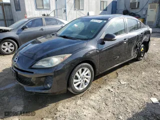 2013 Mazda Mazda3 i Grand Touring with VIN JM1BL1WP8D1749705, listed as a Copart auction lot 86012244 with 106,285 mi miles and Salvage Title. Bid and sale history available at carsss.com. Image 1.