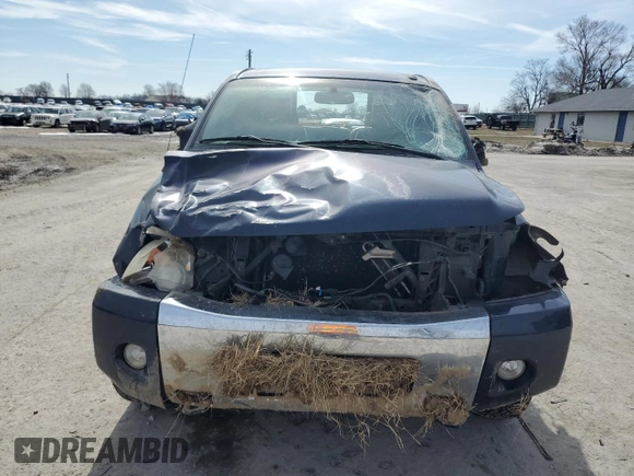 2008 Nissan Titan XE with VIN 1N6BA07D78N351644, listed as a Copart auction lot 46622105 with 130,770 mi miles and Salvage Title. Bid and sale history available at carsss.com. Image 5.