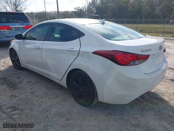 2013 Hyundai Elantra GLS PZEV with VIN 5NPDH4AE1DH407717, listed as a IAAI auction lot 41453055 with 118,693 mi miles. Bid and sale history available at carsss.com. Image 3.