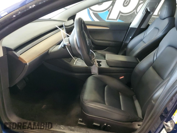 2022 Tesla Model 3 with VIN 5YJ3E1EA5NF372643, listed as a Copart auction lot 54096985 with 43,438 mi miles and Clean Title. Bid and sale history available at DreamBid. Image 7.