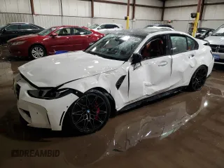 2025 BMW M3 Competition xDrive z VIN WBS33HJ03SFU35458, wystawiony jako Copart lot #43777165 z przebiegiem 231 mil mil oraz Szkoda całkowita • Salvage title. Historia ofert i sprzedaży dostępna na DreamBid. Obrazek 1.