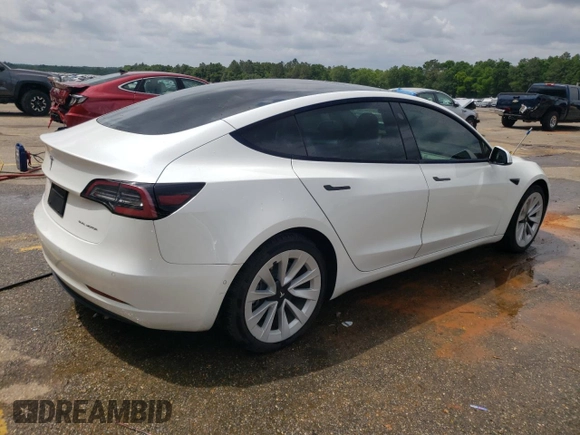 2021 Tesla Model 3 Long Range z VIN 5YJ3E1EB7MF055714, wystawiony jako Copart lot #54527535 z przebiegiem 69 321 mil mil oraz Szkoda całkowita • Salvage title. Historia ofert i sprzedaży dostępna na DreamBid. Obrazek 3.