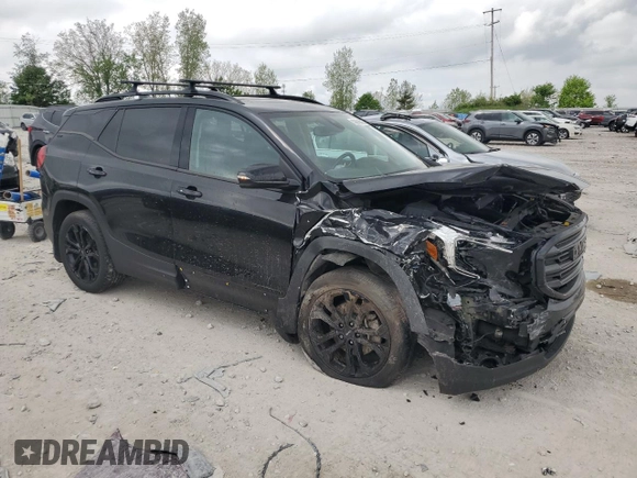 2020 GMC Terrain SLT z VIN 3GKALVEX1LL119170, wystawiony jako Copart lot #56666365 z przebiegiem 126 575 mil mil oraz Nie do naprawy • Non repairable. Historia ofert i sprzedaży dostępna na DreamBid. Obrazek 4.