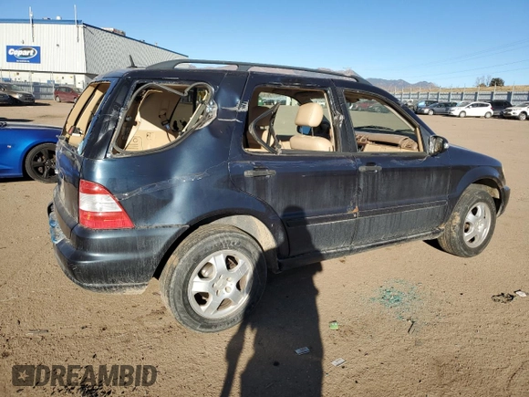 2003 Mercedes-Benz M 350 z VIN 4JGAB57E33A420679, wystawiony jako Copart lot #44367445 z przebiegiem 150 164 mil mil oraz Szkoda całkowita • Salvage title. Historia ofert i sprzedaży dostępna na DreamBid. Obrazek 3.