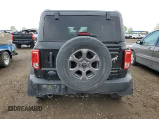 2024 Ford Bronco Big Bend z VIN 1FMDE7BH5RLA10657, wystawiony jako Copart lot #56905105 z przebiegiem 32 537 mil mil oraz Szkoda całkowita • Salvage title. Historia ofert i sprzedaży dostępna na DreamBid. Obrazek 6.