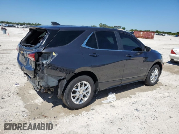 2022 Chevrolet Equinox LT with VIN 3GNAXKEV8NS231042, listed as a Copart auction lot 49452605 with 18,164 mi miles and Salvage Title. Bid and sale history available at DreamBid. Image 3.
