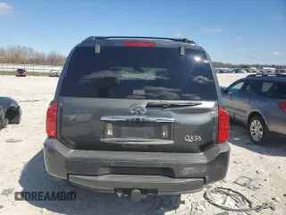 2006 Infiniti QX56 with VIN 5N3AA08A86N813938, listed as a Copart auction lot 52628725 with 0 mi miles and Clean Title. Bid and sale history available at carsss.com. Image 6.