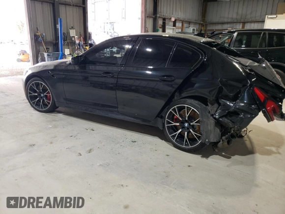 2021 BMW M5 z VIN WBS83CH06MCF15472, wystawiony jako Copart lot #50920135 z przebiegiem Nie podano mil oraz Szkoda całkowita • Salvage title. Historia ofert i sprzedaży dostępna na DreamBid. Obrazek 2.