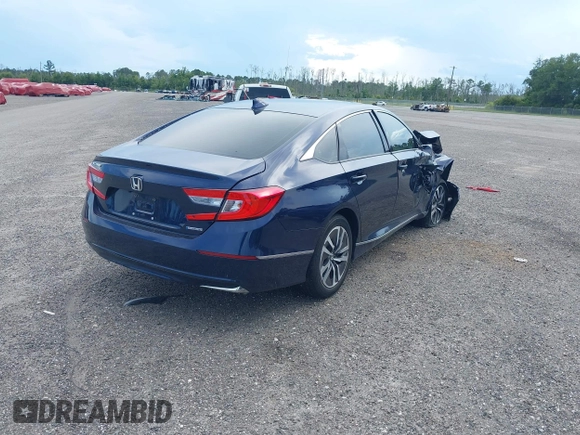 2020 Honda Accord EX-L with VIN 1HGCV3F5XLA006357, listed as a IAAI auction lot 42209588 with 23,347 mi miles and . Bid and sale history available at DreamBid. Image 4.