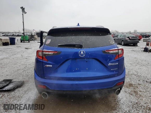2019 Acura RDX w/A-Spec Pkg with VIN 5J8TC2H62KL026322, listed as a Copart auction lot 44932315 with 95,883 mi miles and Salvage title. Bid and sale history available at DreamBid. Image 6.