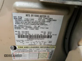 2007 Ford Freestyle Limited with VIN 1FMDK03107GA16373, listed as a Copart auction lot 84096894 with 186,581 mi miles and Salvage Title. Bid and sale history available at carsss.com. Image 15.