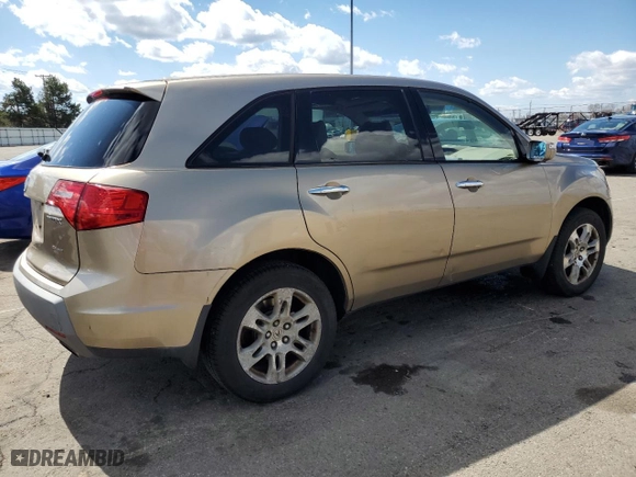 2007 Acura MDX with VIN 2HNYD28277H531169, listed as a Copart auction lot 50274265 with 172,806 mi miles and Clean Title. Bid and sale history available at carsss.com. Image 3.