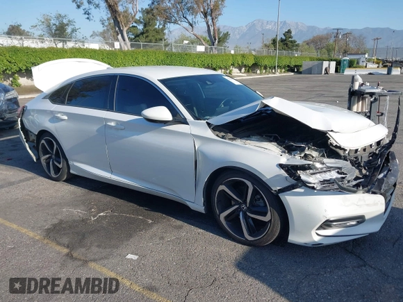 2019 Honda Accord Sedan Sport 1.5T with VIN 1HGCV1F36KA057288, listed as a IAAI auction lot 42003713 with Not Provided miles. Bid and sale history available at carsss.com. Image 1.