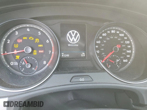 2021 Volkswagen Atlas SE with VIN 1V2WC2CA3MC201976, listed as a Copart auction lot 84661954 with 41,249 mi miles and Salvage title. Bid and sale history available at DreamBid. Image 9.