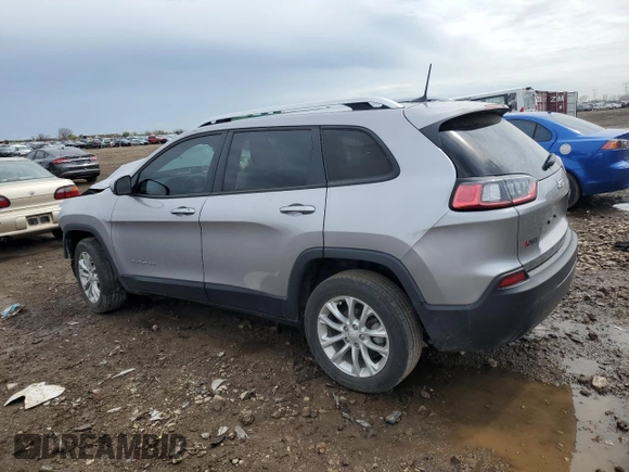 2021 Jeep Cherokee Latitude with VIN 1C4PJLCB4MD155837, listed as a Copart auction lot 54418245 with 54,232 mi miles and Salvage title. Bid and sale history available at DreamBid. Image 2.