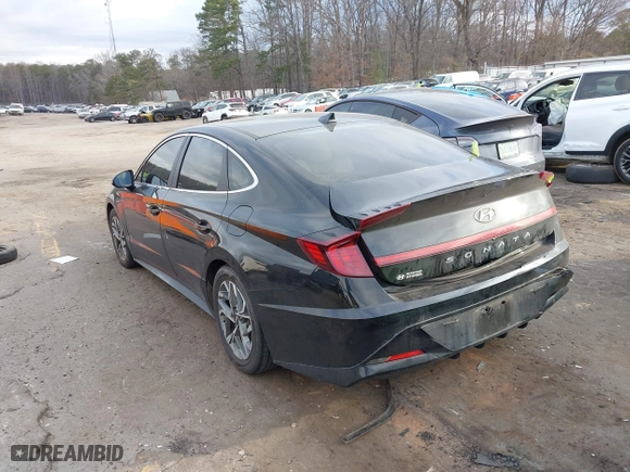 2023 Hyundai Sonata SEL with VIN KMHL64JA8PA259099, listed as a IAAI auction lot 41701197 with 73,187 mi miles. Bid and sale history available at carsss.com. Image 3.