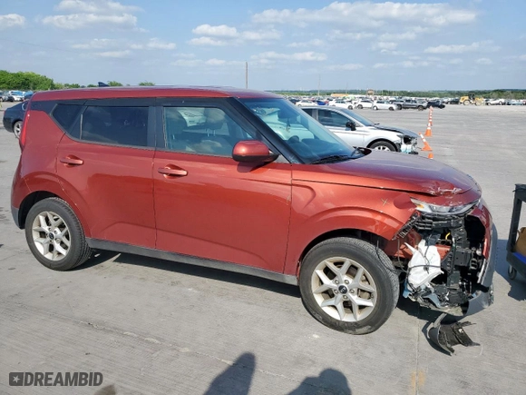 2021 Kia Soul LX with VIN KNDJ23AU6M7769990, listed as a Copart auction lot 53345575 with 80,937 mi miles and Salvage Title. Bid and sale history available at carsss.com. Image 4.