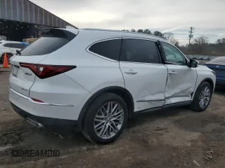 2022 Acura MDX w/Advance Package with VIN 5J8YE1H82NL051558, listed as a Copart auction lot 46953925 with 49,235 mi miles and Salvage Title. Bid and sale history available at carsss.com. Image 3.