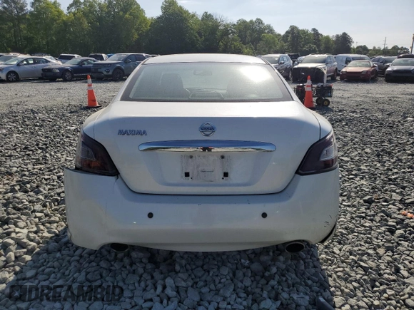 2013 Nissan Maxima S with VIN 1N4AA5AP7DC844413, listed as a Copart auction lot 55042445 with 197,861 mi miles and Salvage Title. Bid and sale history available at DreamBid. Image 6.