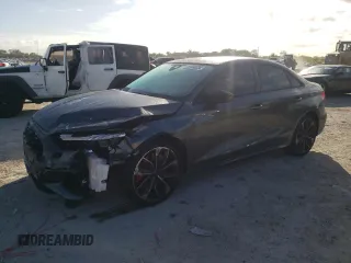 2023 Audi S3 Premium Plus z VIN WAUH3DGY2PA048730, wystawiony jako Copart lot #86838234 z przebiegiem 30 215 mil mil oraz Nie do naprawy • Non repairable. Historia ofert i sprzedaży dostępna na DreamBid. Obrazek 1.