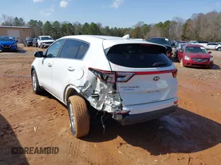 2019 Kia Sportage LX with VIN KNDPM3AC3K7536691, listed as a IAAI auction lot 41733413 with 77,095 mi miles. Bid and sale history available at carsss.com. Image 3.