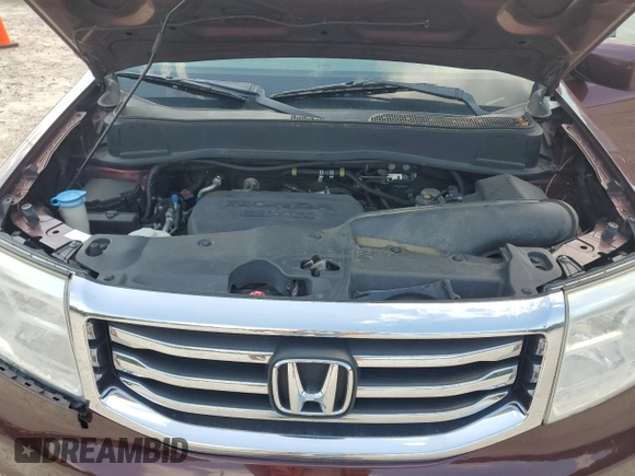 2013 Honda Pilot EX-L with VIN 5FNYF4H55DB006389, listed as a Copart auction lot 59683325 with 181,803 mi miles and Salvage title. Bid and sale history available at DreamBid. Image 12.
