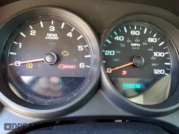 2013 Chevrolet Silverado 1500 with VIN 3GCPKPE75DG171495, listed as a Copart auction lot 53751175 with 208,358 mi miles and Clean Title. Bid and sale history available at DreamBid. Image 9.