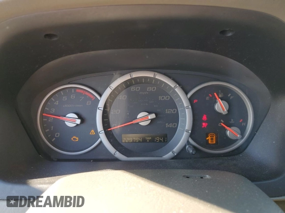 2006 Honda Pilot EX-L with VIN 5FNYF18706B026584, listed as a Copart auction lot 42335965 with 229,794 mi miles and Salvage Title. Bid and sale history available at DreamBid. Image 9.