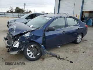 2014 Nissan Versa S with VIN 3N1CN7AP7EL833052, listed as a Copart auction lot 48923755 with 0 mi miles and Salvage Title. Bid and sale history available at carsss.com. Image 1.