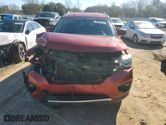 2017 Nissan Pathfinder S with VIN 5N1DR2MN4HC637682, listed as a Copart auction lot 46925335 with 116,934 mi miles and Non Repairable. Bid and sale history available at DreamBid. Image 5.