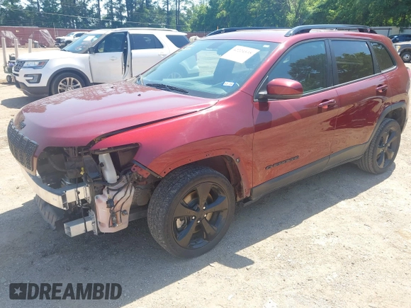 2019 Jeep Cherokee Latitude Plus with VIN 1C4PJLLBXKD339435, listed as a IAAI auction lot 42224535 with 104,276 mi miles and . Bid and sale history available at DreamBid. Image 18.