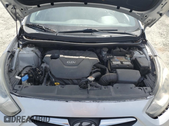 2014 Hyundai Accent GLS with VIN KMHCT4AE7EU638117, listed as a Copart auction lot 49816955 with 189,255 mi miles and Salvage Title. Bid and sale history available at carsss.com. Image 12.