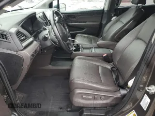2021 Honda Odyssey EX-L with VIN 5FNRL6H77MB026329, listed as a Copart auction lot 48042705 with 45,046 mi miles and Salvage Title. Bid and sale history available at DreamBid. Image 7.