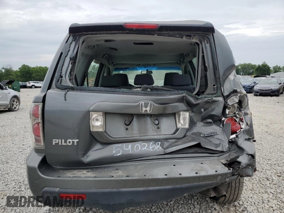2007 Honda Pilot LX z VIN 2HKYF18197H540268, wystawiony jako Copart lot #59810015 z przebiegiem 201 916 mil mil oraz Szkoda całkowita • Salvage title. Historia ofert i sprzedaży dostępna na DreamBid. Obrazek 6.