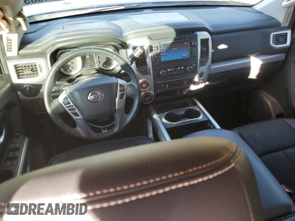 2017 Nissan Titan SV with VIN 1N6AA1E59HN509950, listed as a Copart auction lot 42231085 with 143,746 mi miles and Salvage Title. Bid and sale history available at DreamBid. Image 8.