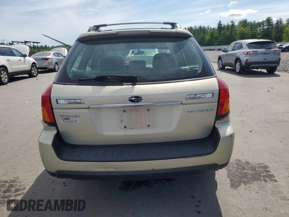 2005 Subaru Legacy Outback with VIN 4S4BP61C957304907, listed as a Copart auction lot 58586255 with 98,352 mi miles and Salvage title. Bid and sale history available at DreamBid. Image 6.
